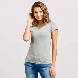 Promodoro Women’s Slim Fit V-Neck T - 3086 