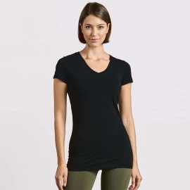 Promodoro Women’s Slim Fit V-Neck T Long - 3087