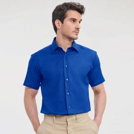 Russell Athletic Men's Short Sleeve Tailored Oxford Shirt - R-923M-0