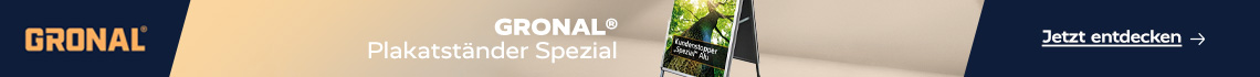 GRONAL® Plakatständer Spezial