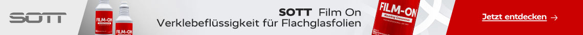 Sott Film On Verklebeflüssigkeit für Flachglasfolien