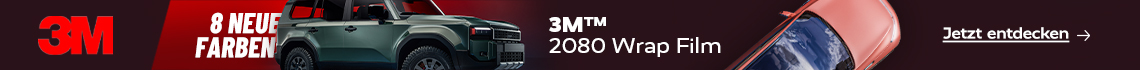 3M™ 2080 Wrap Film - 8 neue Farben. Jetzt verfügbar.