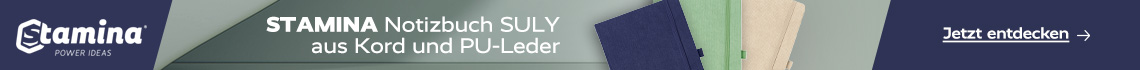 Stamina Notizbuch SULY aus Kord und PU-Leder