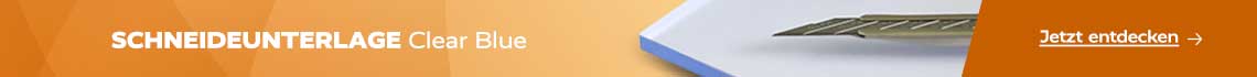 Schneideunterlage Clear Blue