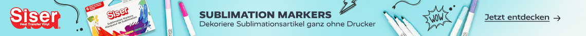 Neu im Shop – Sublimation Markers von SISER