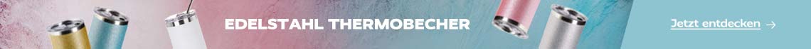 Edelstahl-Thermobecher Glitter