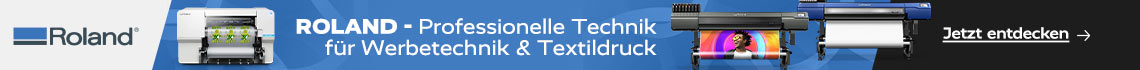 Roland – Professionelle Technik für Werbetechnik & Textildruck