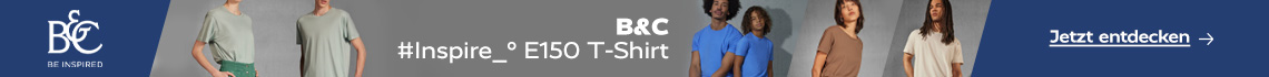 B&C #Inspire_° E150 T-Shirt - TU01B