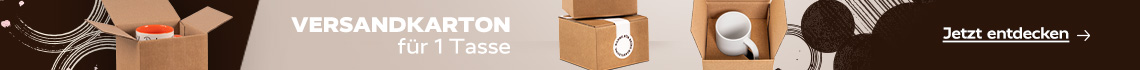 Versandkarton für 1 Tasse
