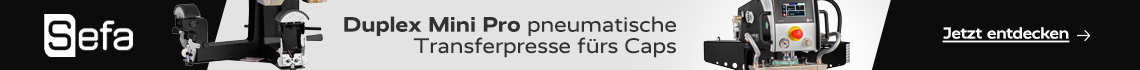 SEFA e-Duplex Mini Pro pneumatische Transferpresse